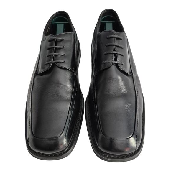 Florsheim Apron Toe Oxford Dress Shoes Men 10.5M Black Leather – Classic Look - Picture 1 of 7